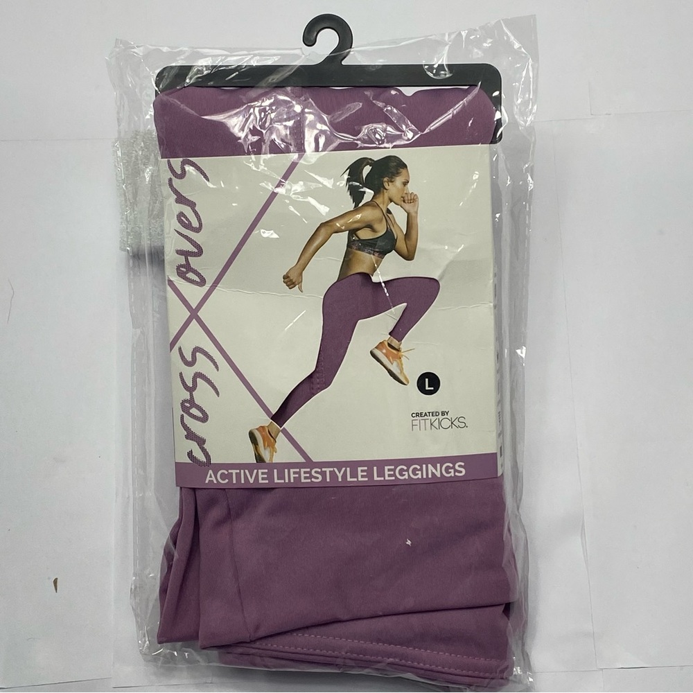 FITKICKS Womens Legging color Purple size large
